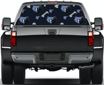 Memphis Grizzlies NBA Truck SUV Decals Paste Film Stickers Rear Window