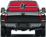 Miami Marlins MLB Truck SUV Decals Paste Film Stickers Rear Window