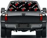 Miami Heat NBA Truck SUV Decals Paste Film Stickers Rear Window