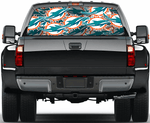 Miami Dolphins NFL Truck SUV Decals Paste Film Stickers Rear Window