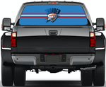 Oklahoma City Thunder NBA Truck SUV Decals Paste Film Stickers Rear Window