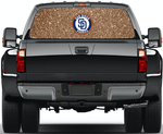 San Diego Padres MLB Truck SUV Decals Paste Film Stickers Rear Window