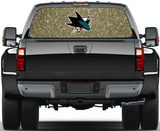 San Jose Sharks NHL Truck SUV Decals Paste Film Stickers Rear Window