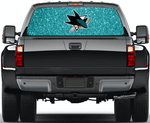 San Jose Sharks NHL Truck SUV Decals Paste Film Stickers Rear Window