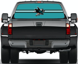 San Jose Sharks NHL Truck SUV Decals Paste Film Stickers Rear Window