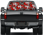 San Francisco 49ers NFL Truck SUV Decals Paste Film Stickers Rear Window