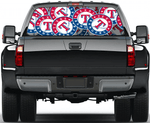 Texas Rangers MLB Truck SUV Decals Paste Film Stickers Rear Window