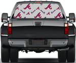 Atlanta Braves MLB Truck SUV Decals Paste Film Stickers Rear Window