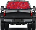 Atlanta Braves MLB Truck SUV Decals Paste Film Stickers Rear Window