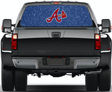 Atlanta Braves MLB Truck SUV Decals Paste Film Stickers Rear Window