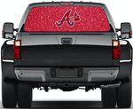 Atlanta Braves MLB Truck SUV Decals Paste Film Stickers Rear Window