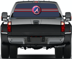 Atlanta Braves MLB Truck SUV Decals Paste Film Stickers Rear Window