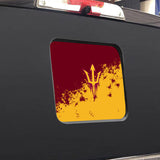 Arizona State Sun Devils NCAA Rear Back Middle Window Vinyl Decal Stickers Fits Dodge Ram GMC Chevy Tacoma Ford