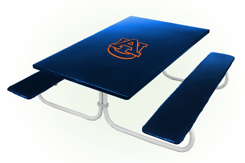 Auburn Tigers NCAAB Picnic Table Bench Chair Set Outdoor Cover