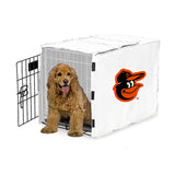 Baltimore Orioles MLB Dog Cage Cover Pet Crate Kennel Protector Printed