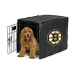 Boston Bruins NHL Dog Cage Cover Pet Crate Kennel Protector Printed