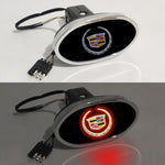 Cadillac Car Logo Hitch Cover LED Brake Light for Trailer