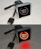 Cadillac Car Logo Hitch Cover LED Brake Light for Trailer