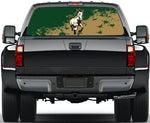 Cal Poly Mustangs NCAA Truck SUV Decals Paste Film Stickers Rear Window