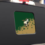 Cal Poly Mustangs NCAA Rear Back Middle Window Vinyl Decal Stickers Fits Dodge Ram GMC Chevy Tacoma Ford