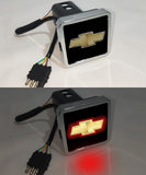 Chevrolet Car Logo Hitch Cover LED Brake Light for Trailer