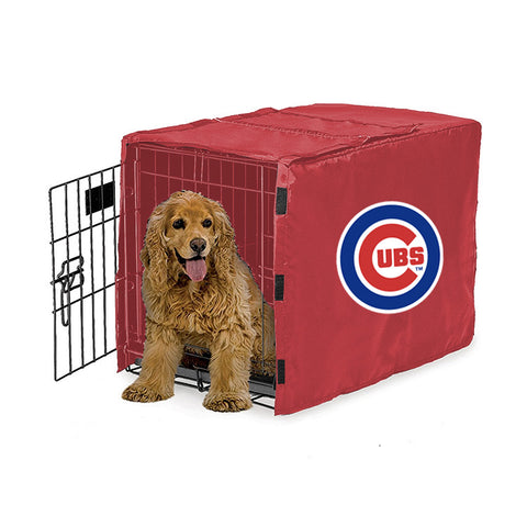 Chicago Cubs MLB Dog Cage Cover Pet Crate Kennel Protector Printed