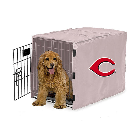 Cincinnati Reds MLB Dog Cage Cover Pet Crate Kennel Protector Printed