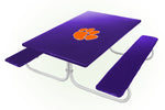 Clemson Tigers NCAAB Picnic Table Bench Chair Set Outdoor Cover