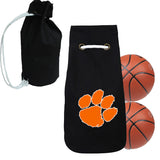 Clemson Tigers NCAAB Basket Ball Basketball Carry Bag Backpack