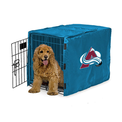 Colorado Avalanche NHL Dog Cage Cover Pet Crate Kennel Protector Printed