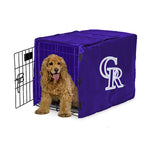 Colorado Rockies MLB Dog Cage Cover Pet Crate Kennel Protector Printed