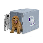 Colorado Rockies MLB Dog Cage Cover Pet Crate Kennel Protector Printed