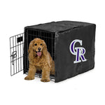Colorado Rockies MLB Dog Cage Cover Pet Crate Kennel Protector Printed