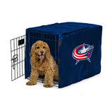 Columbus Blue Jackets NHL Dog Cage Cover Pet Crate Kennel Protector Printed