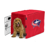 Columbus Blue Jackets NHL Dog Cage Cover Pet Crate Kennel Protector Printed