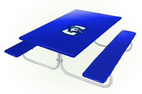 Creighton Bluejays NCAAB Picnic Table Bench Chair Set Outdoor Cover