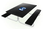 Creighton Bluejays NCAAB Picnic Table Bench Chair Set Outdoor Cover