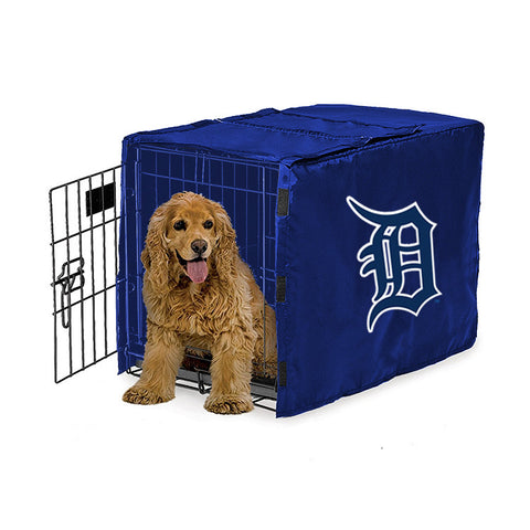 Detroit Tigers MLB Dog Cage Cover Pet Crate Kennel Protector Printed