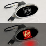 Dodge Car Logo Hitch Cover LED Brake Light for Trailer