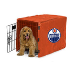 Edmonton Oilers NHL Dog Cage Cover Pet Crate Kennel Protector Printed