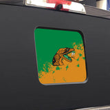 Florida A&M Rattlers NCAA Rear Back Middle Window Vinyl Decal Stickers Fits Dodge Ram GMC Chevy Tacoma Ford