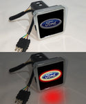 Ford Car Logo Hitch Cover LED Brake Light for Trailer