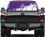 Furman Paladins NCAA Truck SUV Decals Paste Film Stickers Rear Window