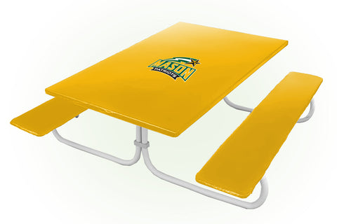 George Mason Patriots NCAAB Picnic Table Bench Chair Set Outdoor Cover