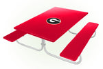 Georgia Bulldogs NCAAB Picnic Table Bench Chair Set Outdoor Cover