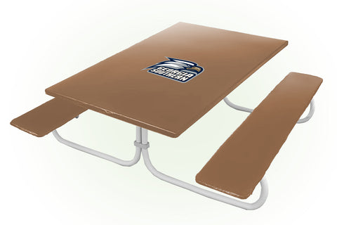 Georgia Southern Eagles NCAAB Picnic Table Bench Chair Set Outdoor Cover