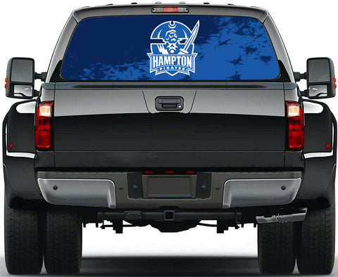 Hampton Pirates NCAA Truck SUV Decals Paste Film Stickers Rear Window