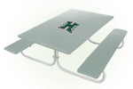 Hawaii Rainbow Warriors NCAAB Picnic Table Bench Chair Set Outdoor Cover