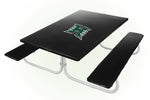 Hawaii Rainbow Warriors NCAAB Picnic Table Bench Chair Set Outdoor Cover