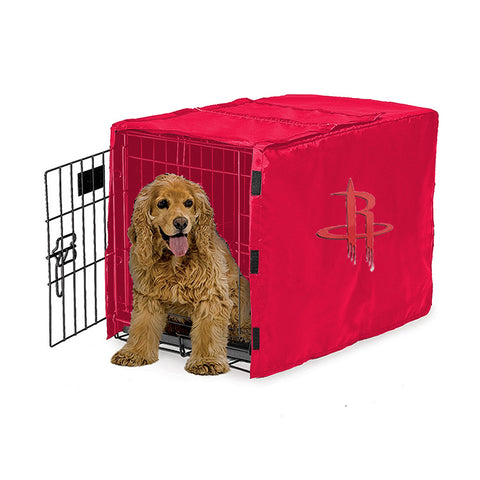 Houston Rockets NBA Dog Cage Cover Pet Crate Kennel Protector Printed